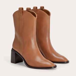 Everlane The Outlaw Boot -Saddle Brown